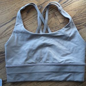 LULULEMON ENGERY LONG LINE BRA- BEECH WOOD